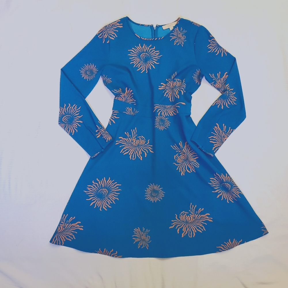 Loft A-Line Long Sleeve Dress